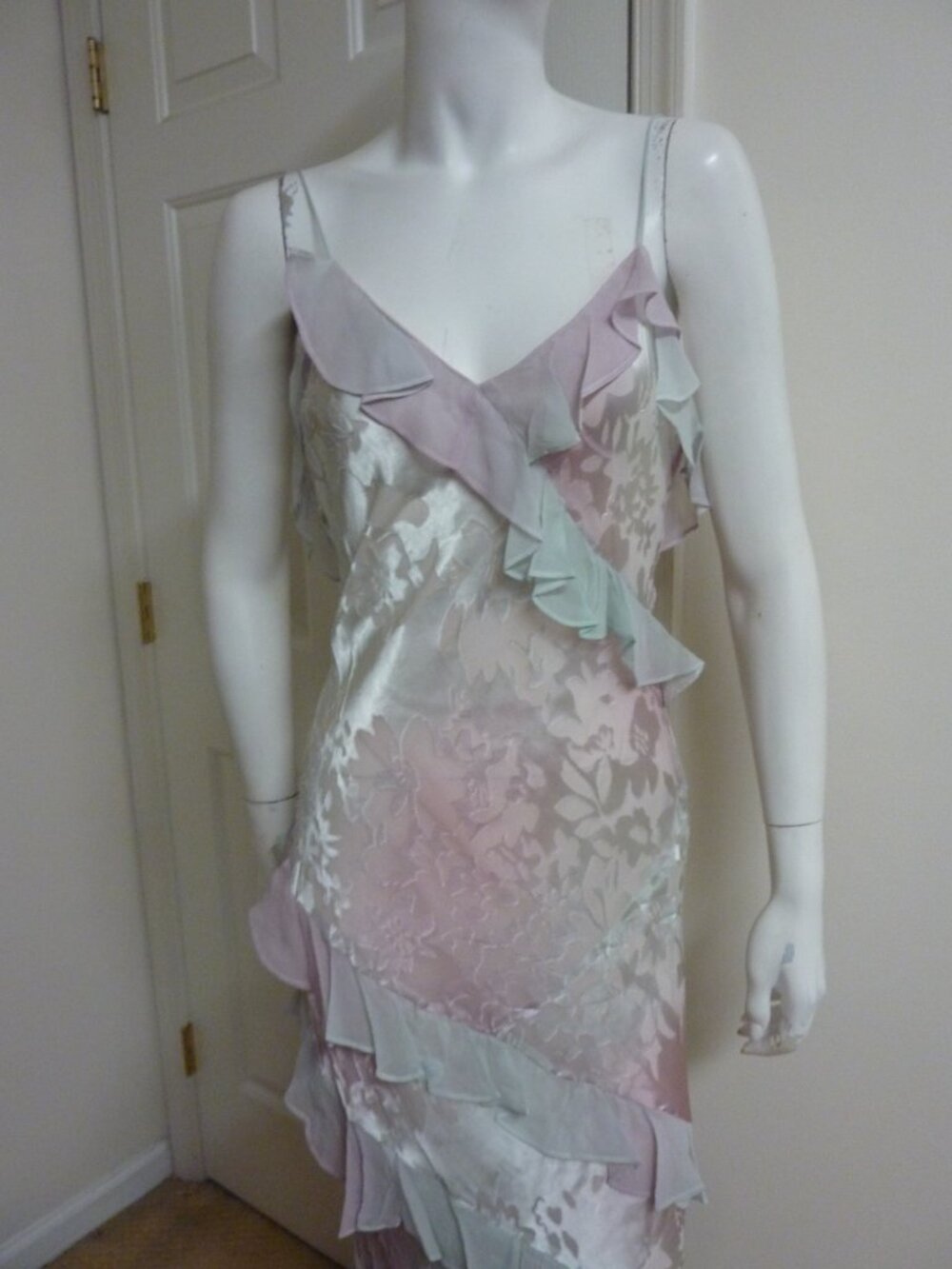 LoveShackFancy Rialto Ruffle Maxi Dress in Lilac Spring - Picture 12 of 13